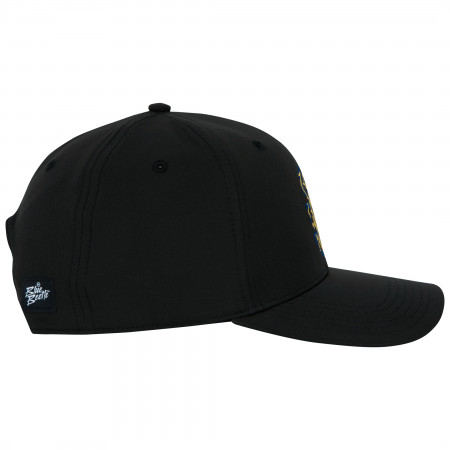 Blue Beetle Logo Elite Flex Pre-Curved Snapback Hat
